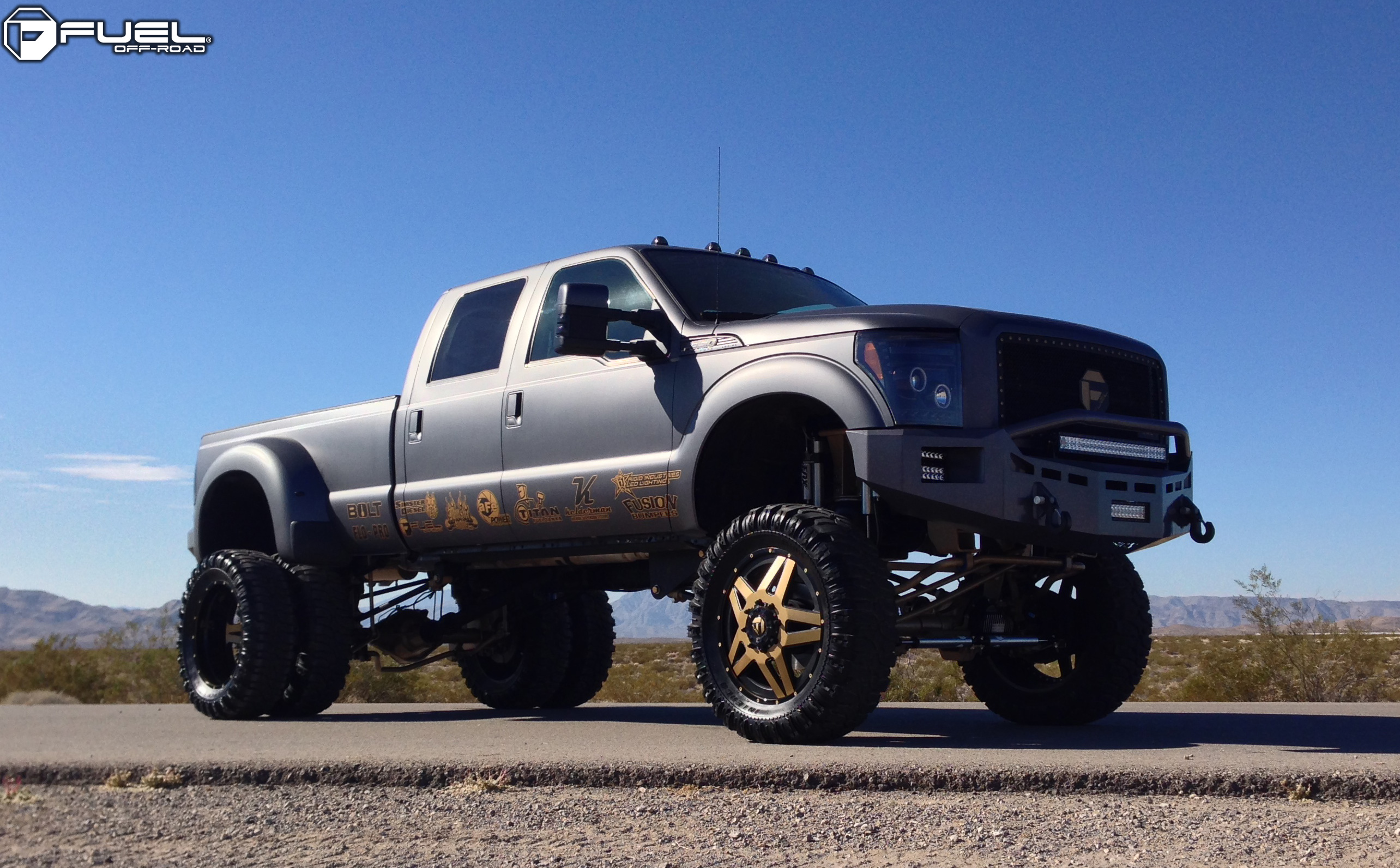 Ford F350 Dually Full Blown Dually Rear D254 Gallery Fuel OffRoad