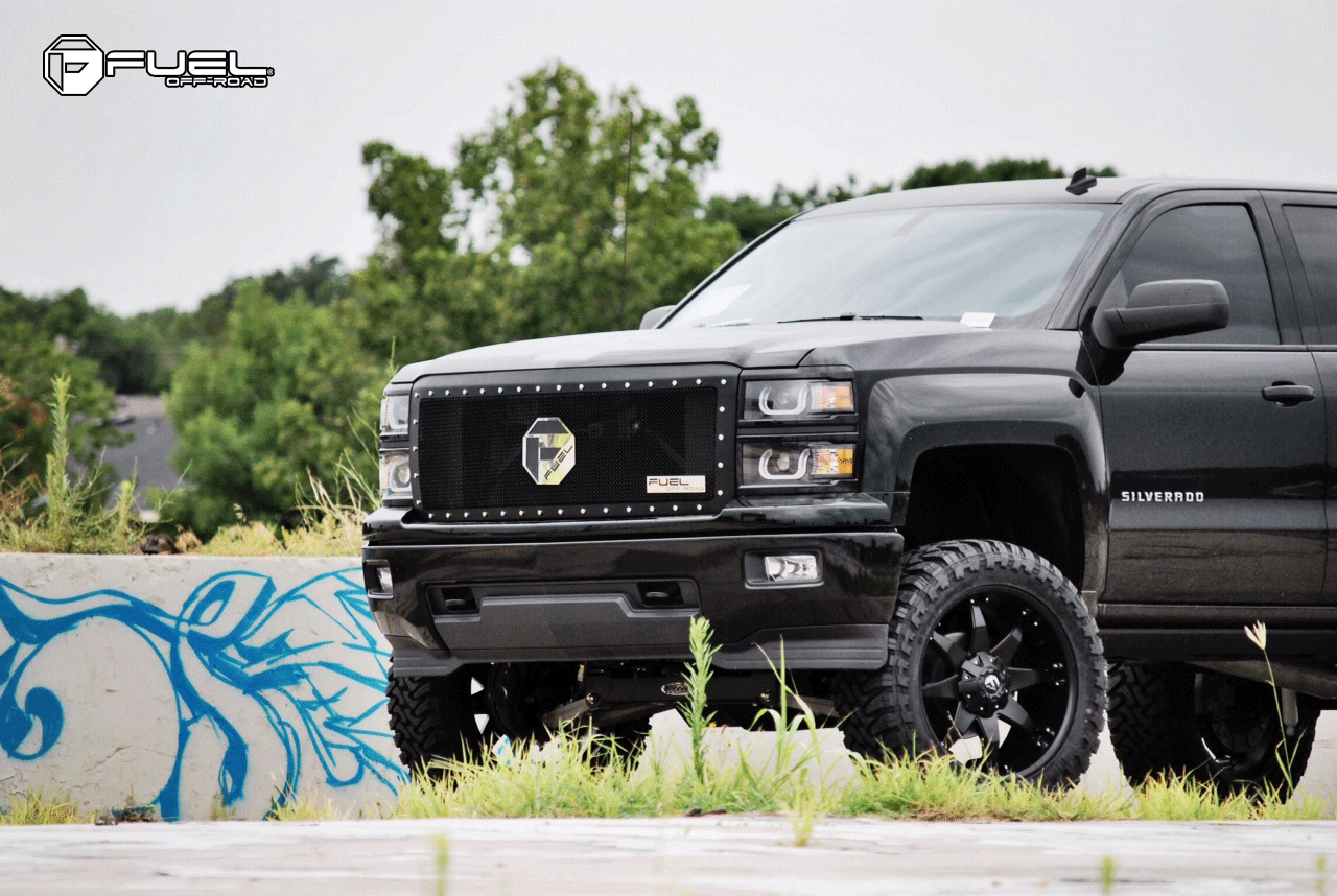 Chevrolet Silverado 1500 Octane D509 Gallery Fuel Off Road Wheels